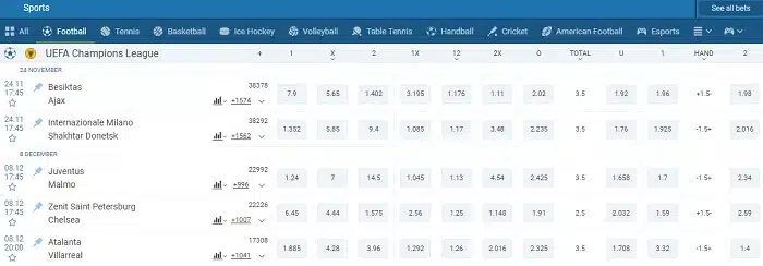 1xbet Football Betting