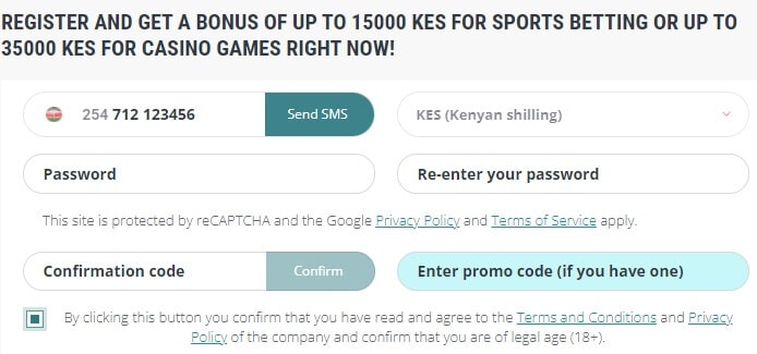 22bet Registration Kenya