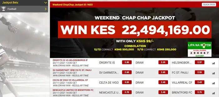 Dafabet Jackpot Predictions