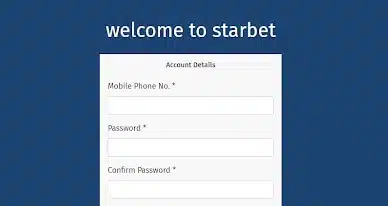 StarBet Registration
