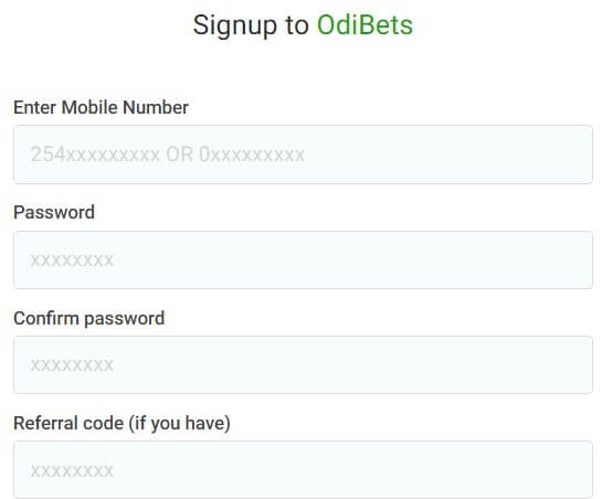 OdiBest Registration Form