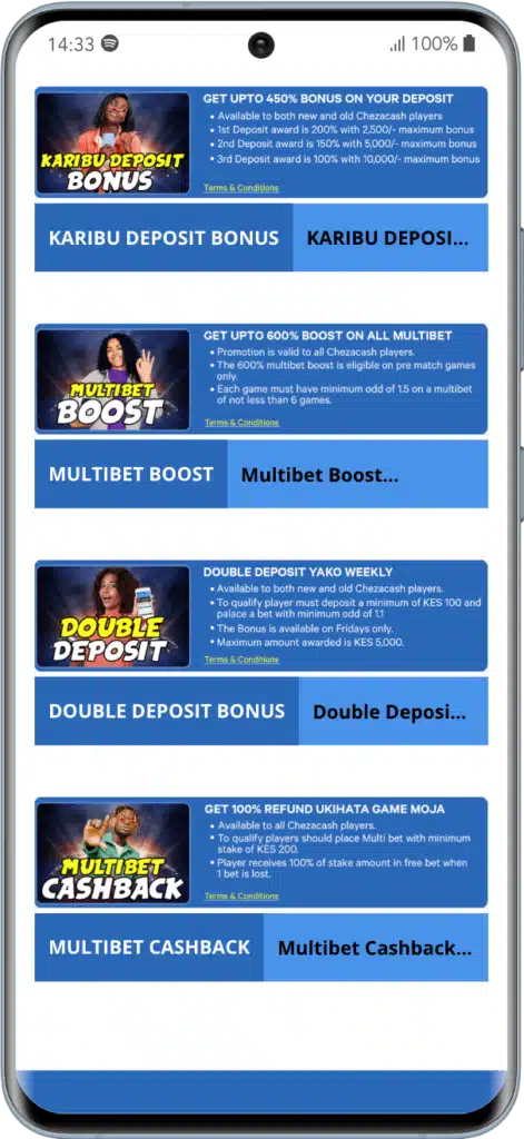 Check Other ChezaCash Promotions