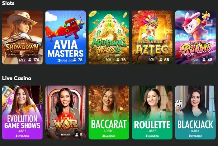 Bc.Game Slots and Live Casino