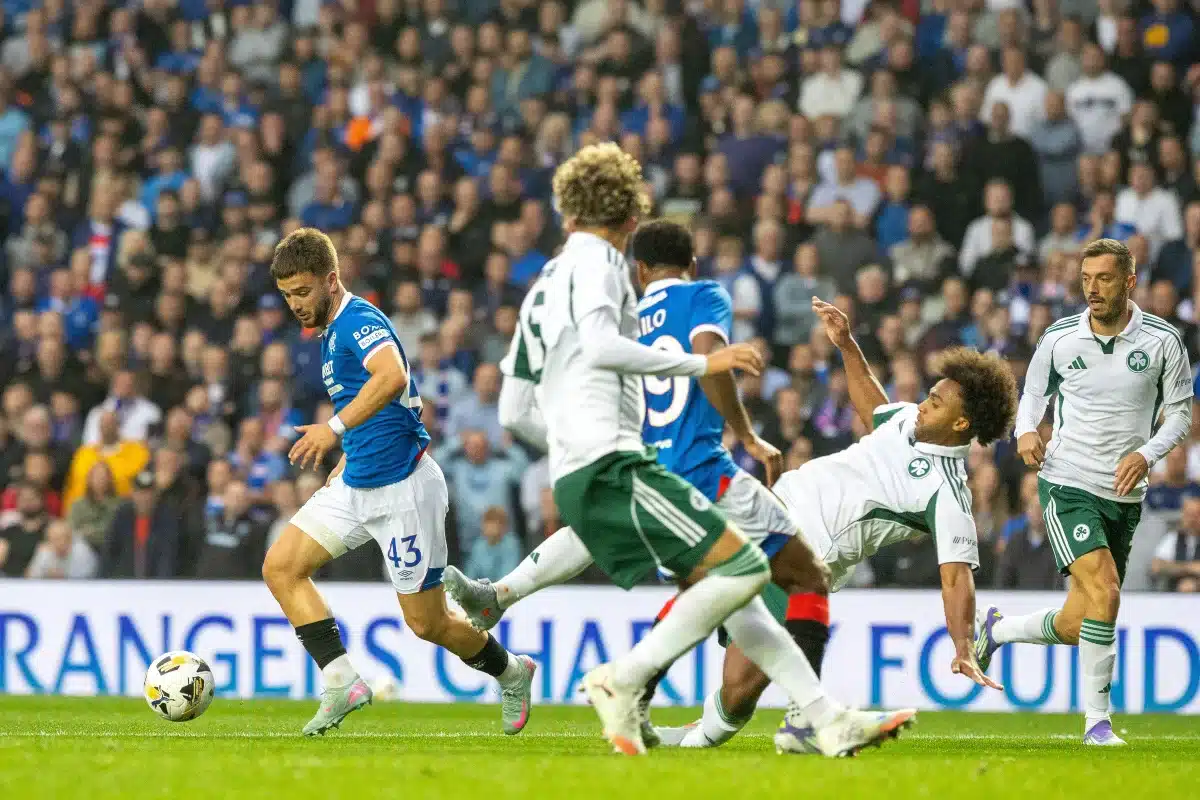 Rangers FC vs Panathinaikos FC in the second qualifying round of the UEFA Champions League 2025/2026