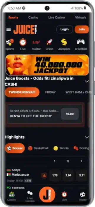 JuiceBet Homepage JuiceBet Bonus