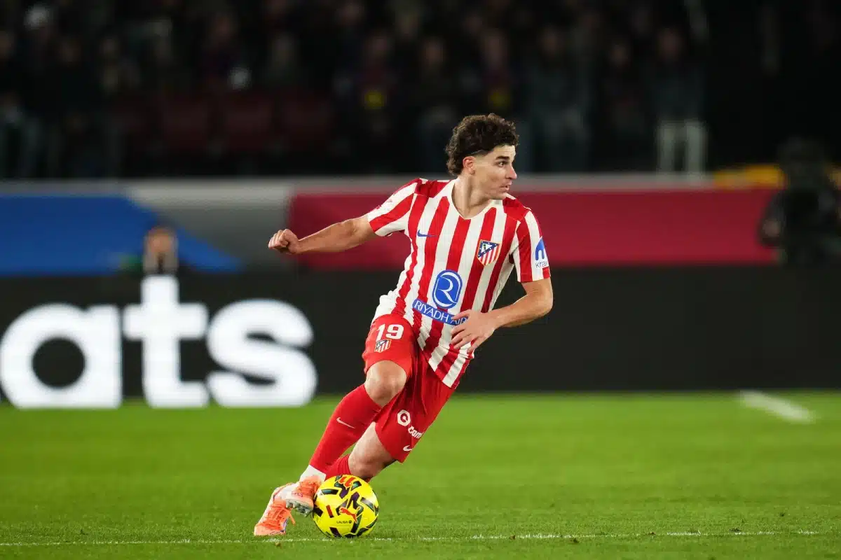 Alvarez of Atletico de Madrid during the La Liga EA Sports match, 2026