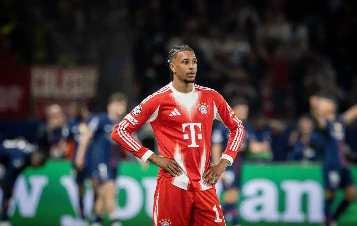 Olise during the match between Paris Saint-Germain and Bayern München, 2026